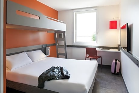 Triple Room with One Double Bed and One Bunk Bed