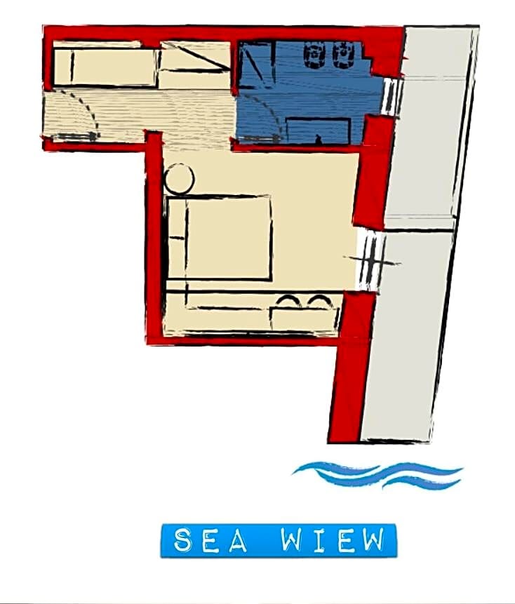 Photo 1 of 6 of Standard, Side Sea View