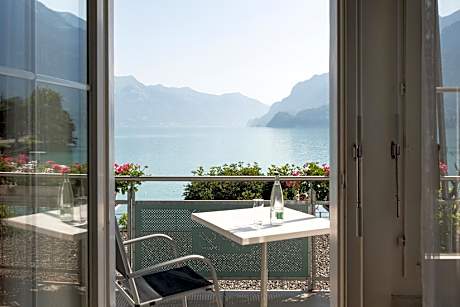 Family Room with Lake View and Balcony