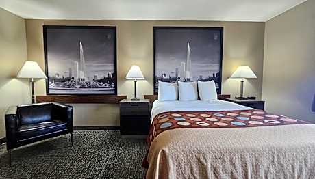 1 Queen Bed Mobility Accessible Room Non-Smoking