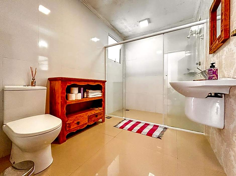 Casa de campo com Wi-Fi, piscina e churrasqueira