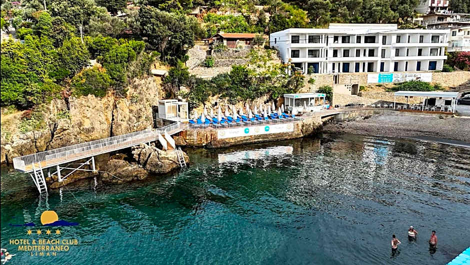 HOTEL MEDITERRANEO LIMAN free private beach for hotel guest