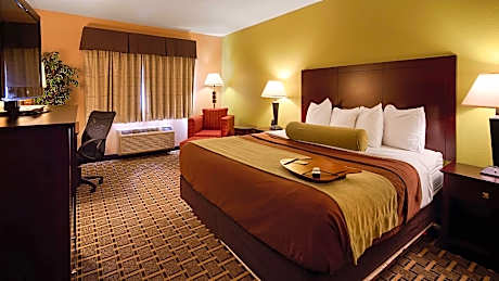 1 King Mobility Access Walk In Shower Microwave And Refrigerator Wi-Fi Non-Smoking Full Breakfast