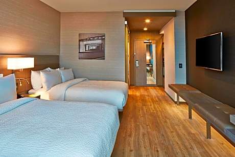 Double Room with 2 Double Beds and River View