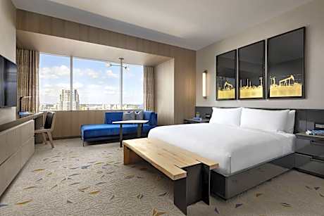 Deluxe Guest Room with King Bed and City View