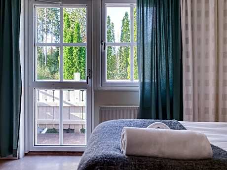Family Room with courtyard view