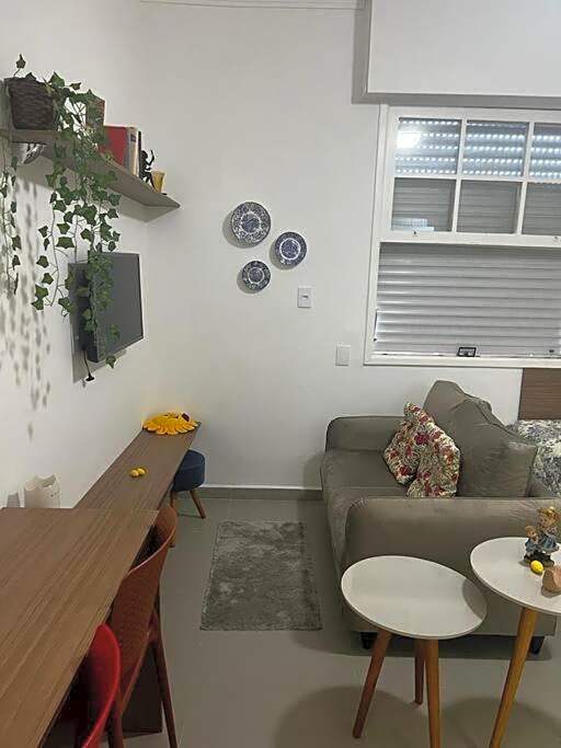 Estúdio aconchegante em Santos na praia do Embaré