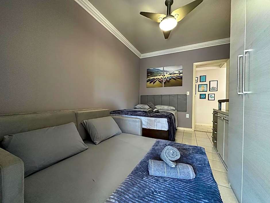 CT03- 2 Quartos| Vista Mar| Tela Proteção| Churras