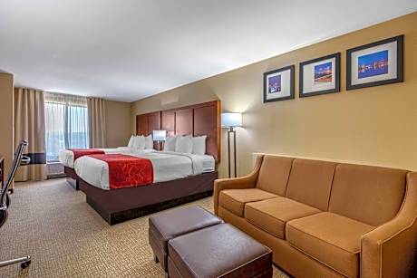 Queen Suite with Two Queen Beds and Sofa Bed