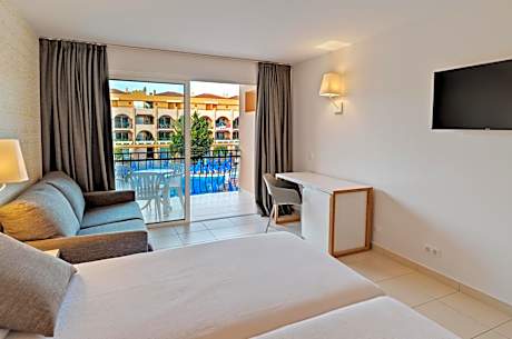 Double Room with Pool View (2 Adults + 2 Children)