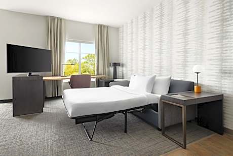 One-Bedroom Queen Suite with Sofa Bed and Adapted Tub - Mobility and Hearing Accessible