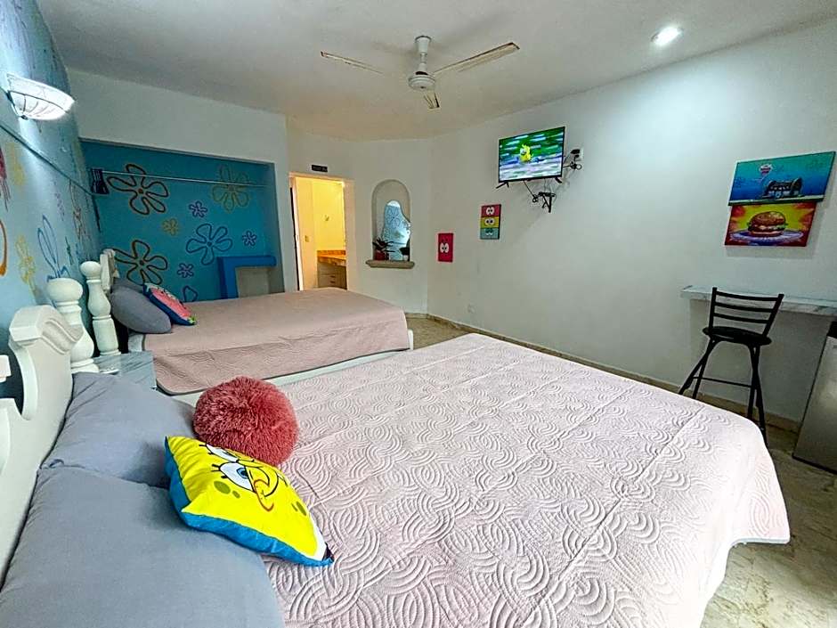 Sleep in a pineapple under the sea