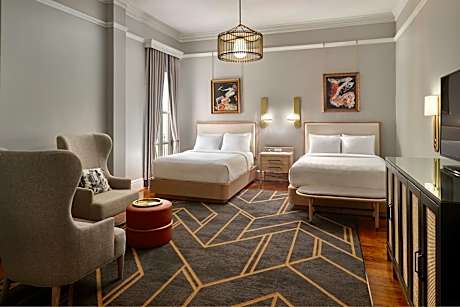 Atrium Queen/Queen, Guest Room, 2 Queen, Atrium View
