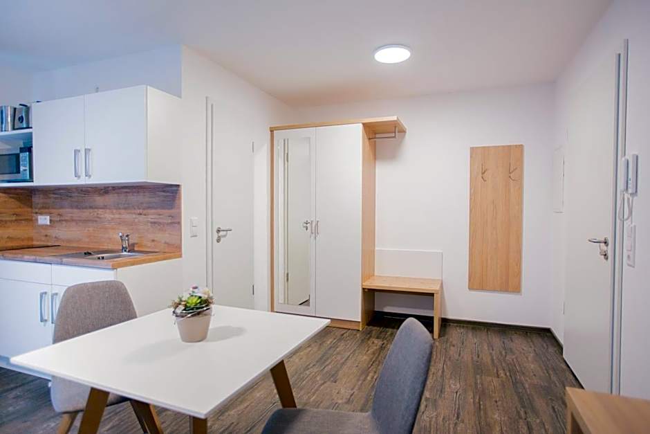 Schoko-Apartments mit Bad & Küche