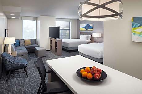 Studio Suite with Two Queen Beds, Sofa Bed and Kitchen