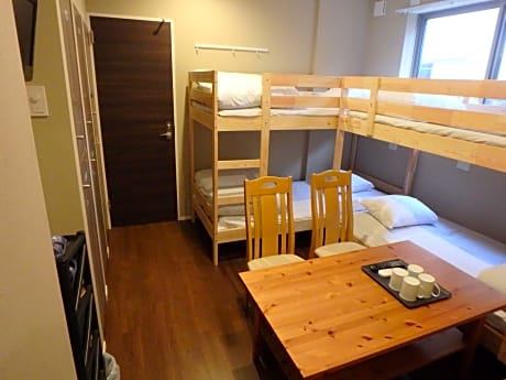 Economy Quadruple Room with Shared Bathroom