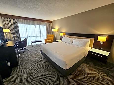 King Room with Tub and Grab Bars - Mobility/Hearing Accessible - Non-Smoking