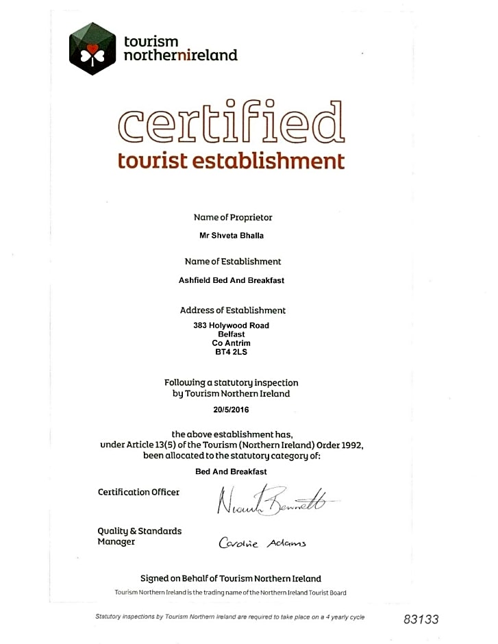 Ashfield Bed & Breakfast