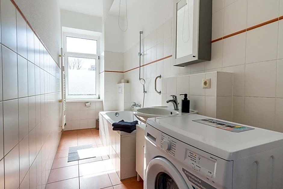 Komfortable Monteursunterkunft: 4-Zimmer-Wohnung mit getrennten Betten