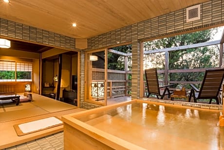 Japanese Style Residential Suite for 6 People with Private Semi Open-Air Bath
