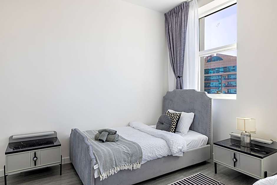 Sleek nordic style seaview condo