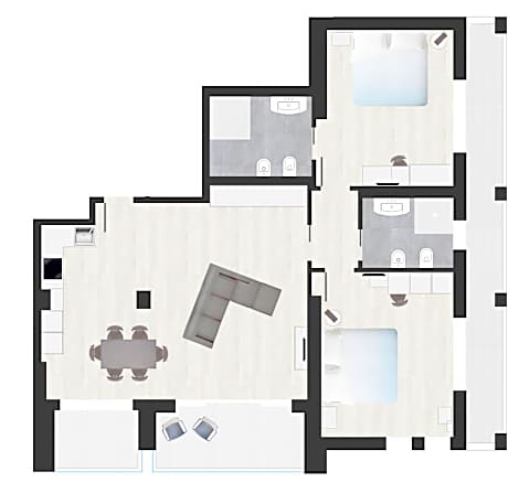 Two-Bedroom Superior Apartment