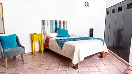Spacious Room with Private Bathroom and Work Area