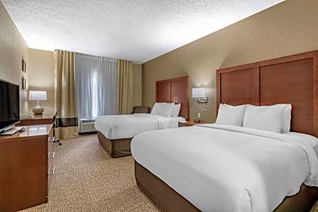 Queen Suite with Two Queen Beds and Sofa Bed