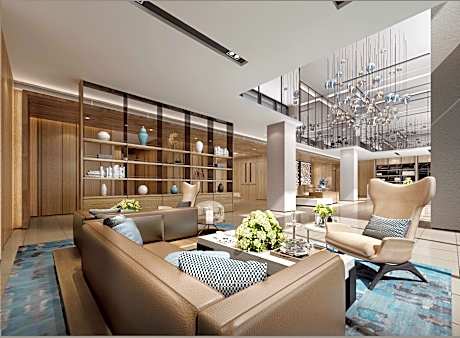 Premium King, Guest room, 1 King, City view