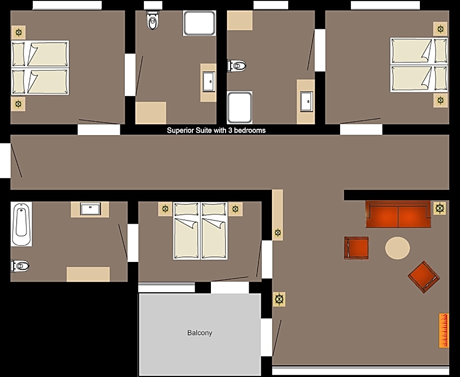 Photo 1 of 10 of Superior 3 Bedroom Apartment