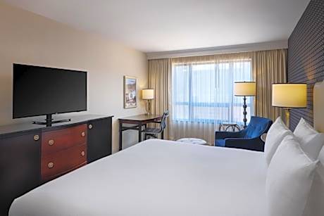 King Room with Roll-In Shower and View - Mobility Accessible/Non-Smoking