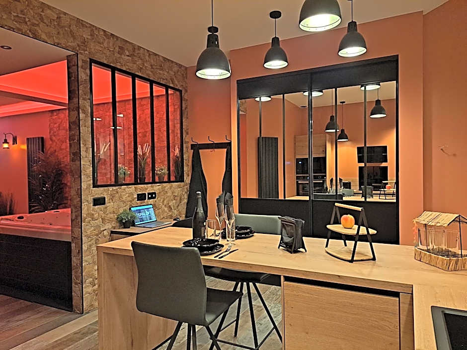 Ospaloft, meublé haut de gamme avec spa privatif