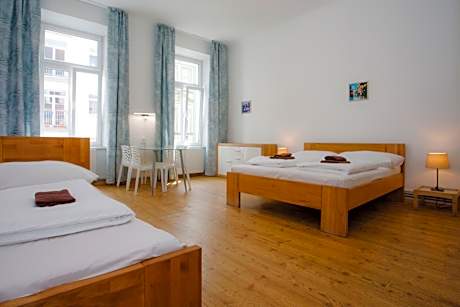 Quadruple Room with Private Toliet and Shared Bathroom