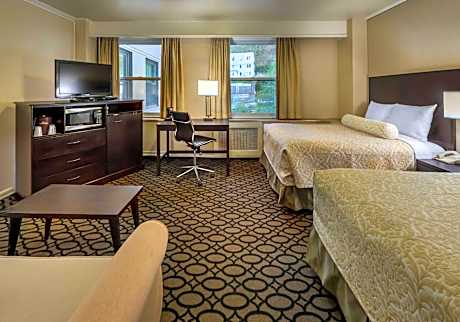Two Queen Beds and Sofa Bed