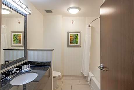 1 Bedroom Suite, 1 King, Sofa bed, Corner room