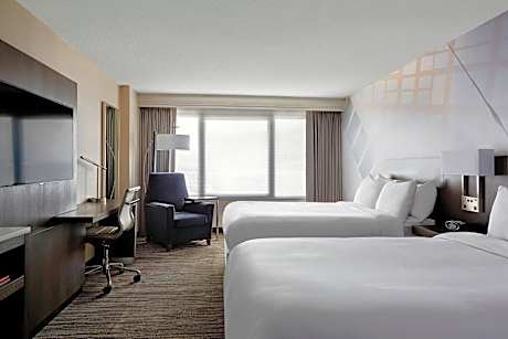 M Club Guest Room with two double beds and M Club lounge access