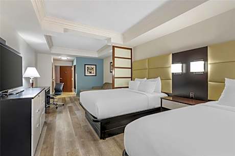 Queen Suite with Two Queen Beds and Sofa Bed