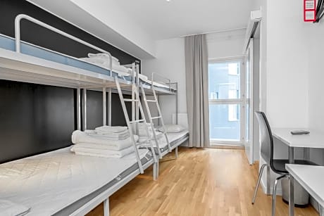 Economy Room with Two Bunk Beds - Shared Bathroom