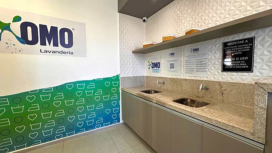 Studio Super Luxo com ar condicionado vaga piscina academia coworking etc