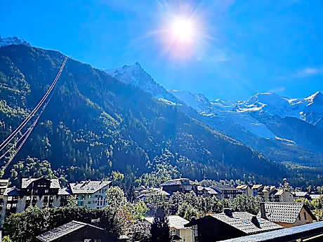 Duplex avec sauna et vue Mont Blanc au centre de Chamonix