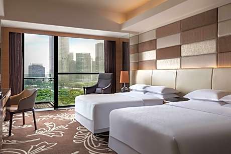 Deluxe Twin City View, Guest room, 2 Double, City view