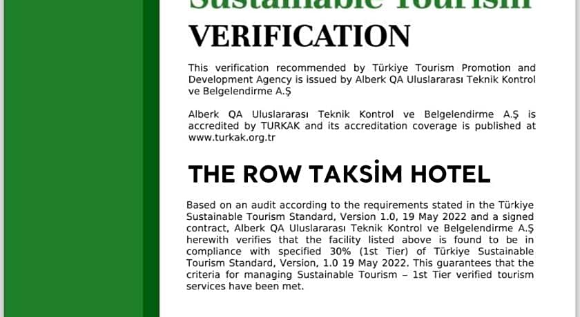 The Row Taksim Hotel