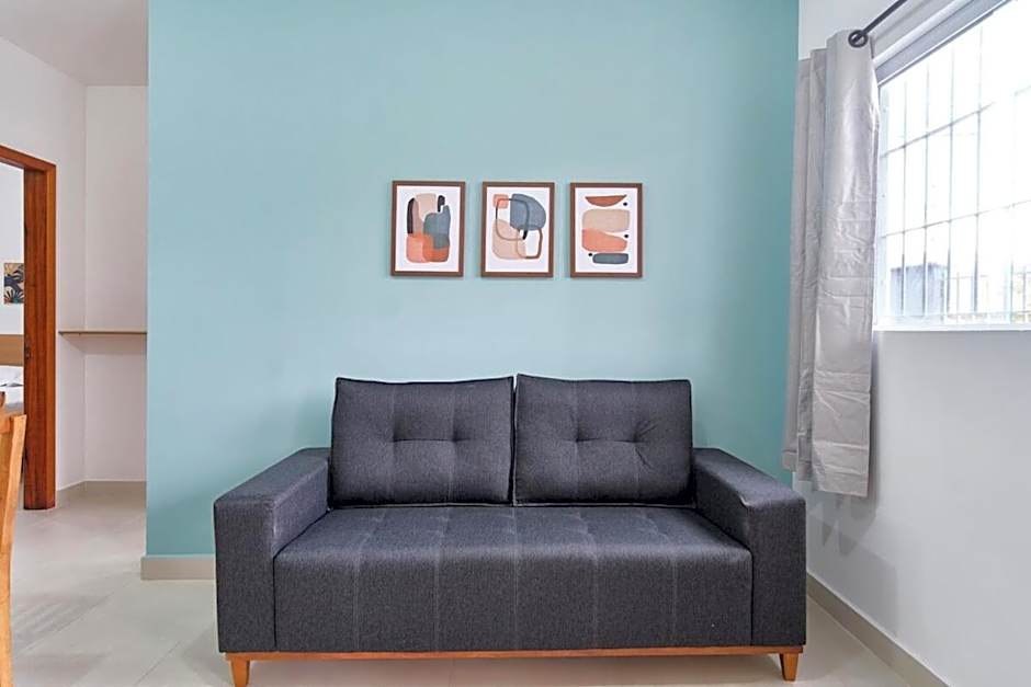 SOL 3: Charmoso com Piscina e Churrasqueira e AR