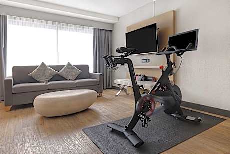 1 King Bed Room With Peloton Bike