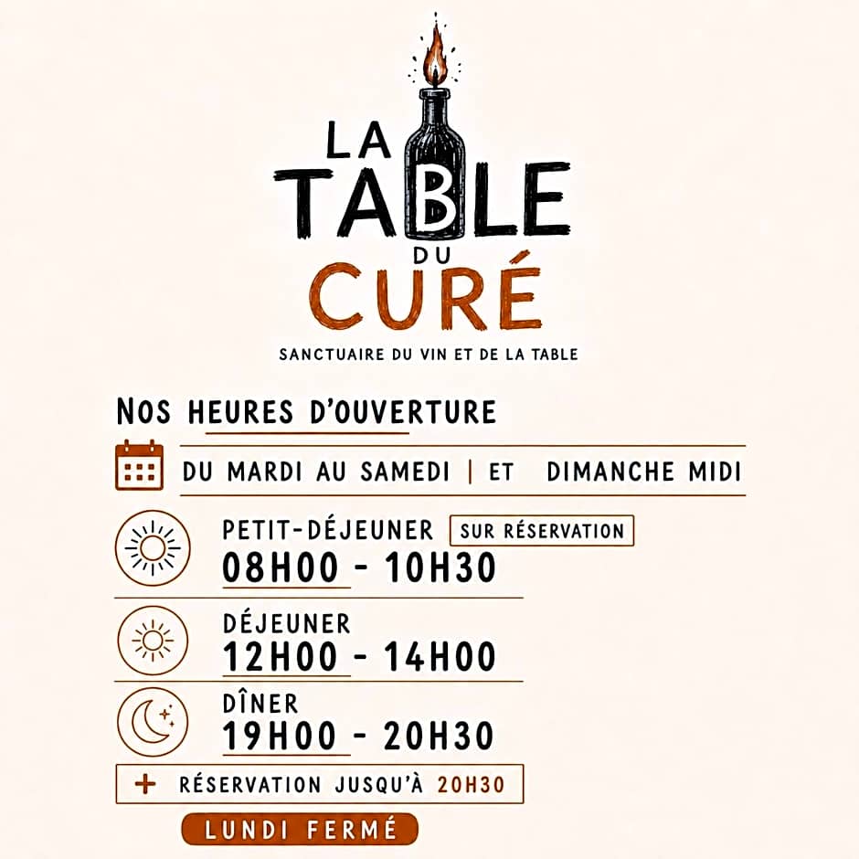 Chambres à la Table du Curé