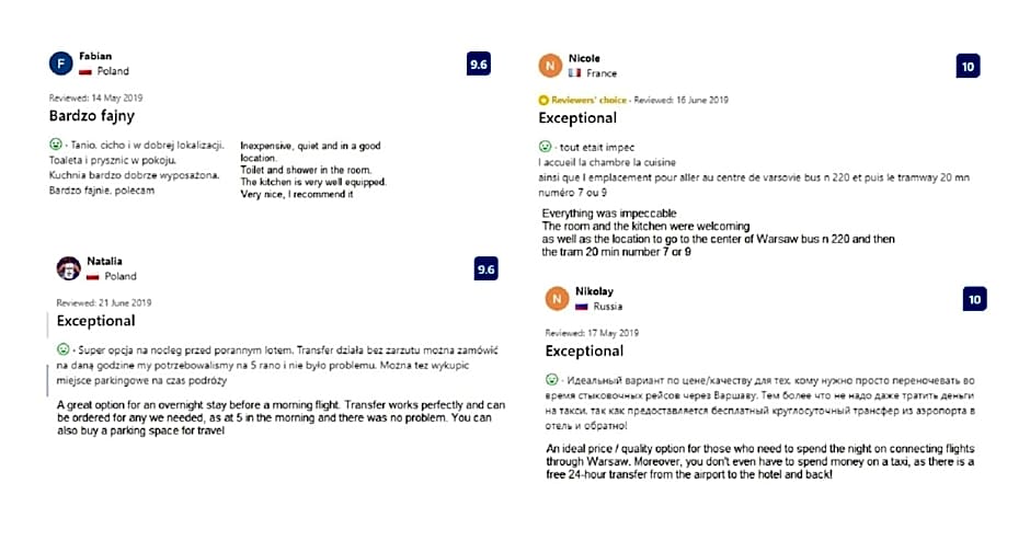 Hotelik Okęcie 39 - Nocleg i Parking Blisko Lotnisko Okęcie