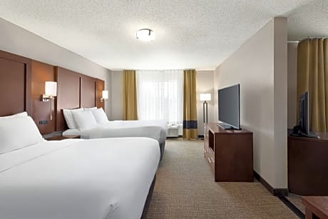 Extended Stay Queen Suite with Two Queen Beds - Non-Smoking