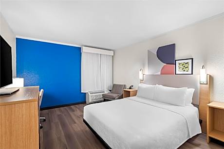 1 Queen Mobility/Hearing Accessible Bathtub