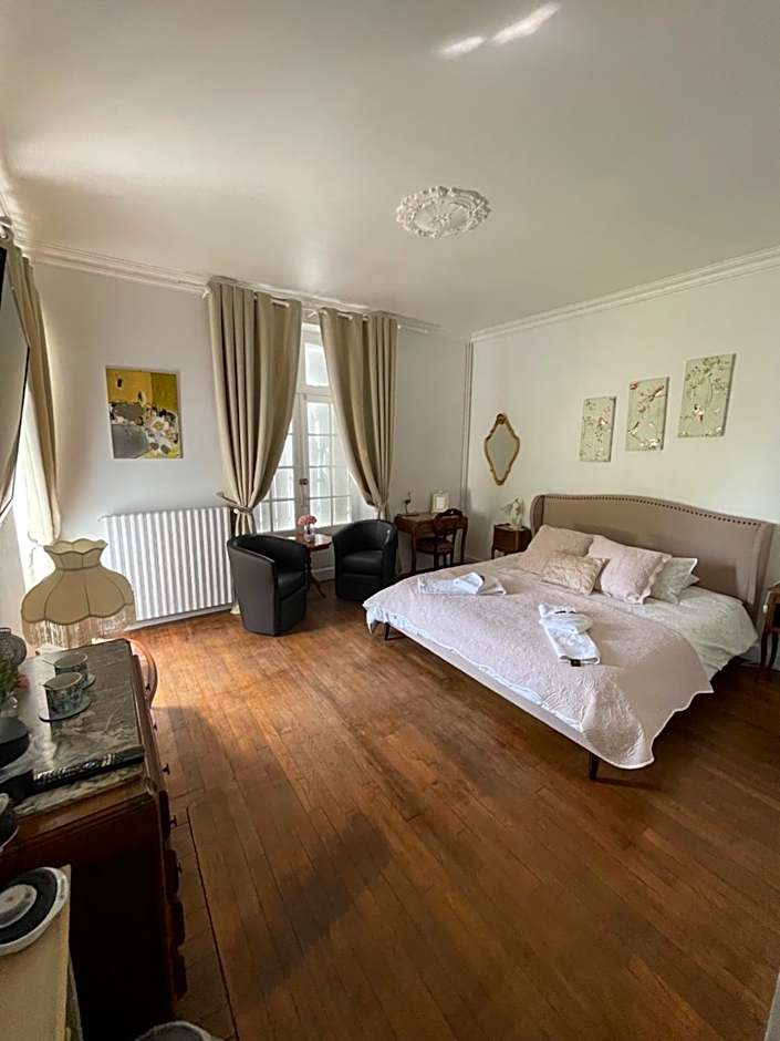 Vue du Château chambres en toute autonomie
