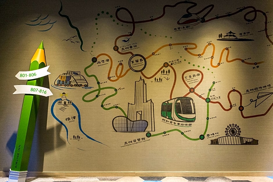 Airline Inn - Kaohsiung Station 